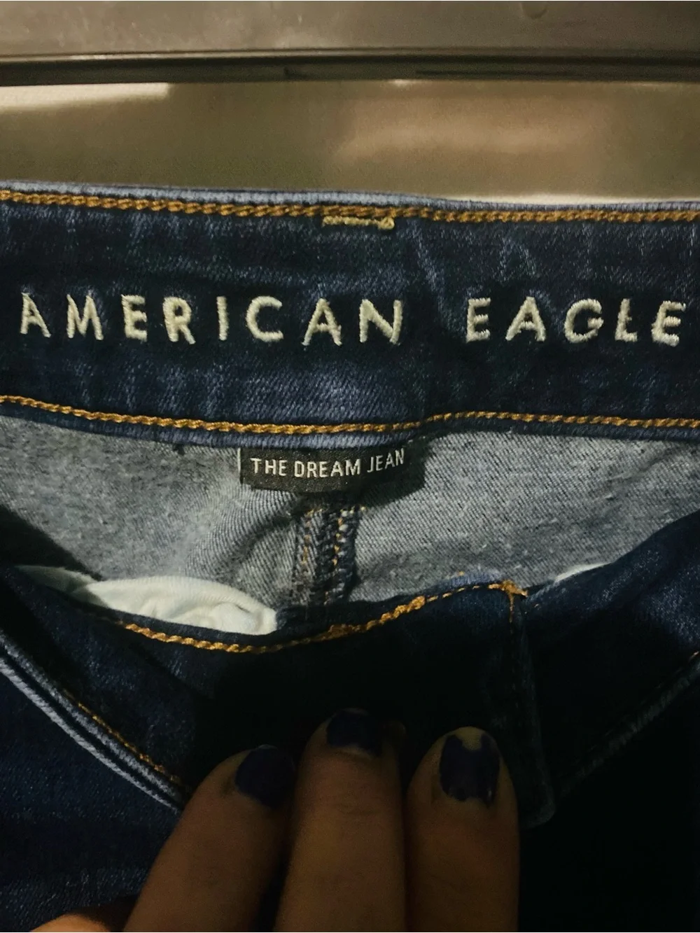 American Eagle Outfitters Dark Blue Cropped Ankle Jeans NWOT
